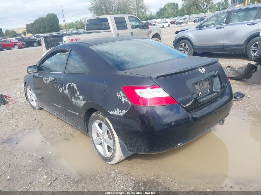HONDA CIVIC CPE 2007 VIN 2HGFG12837H517802