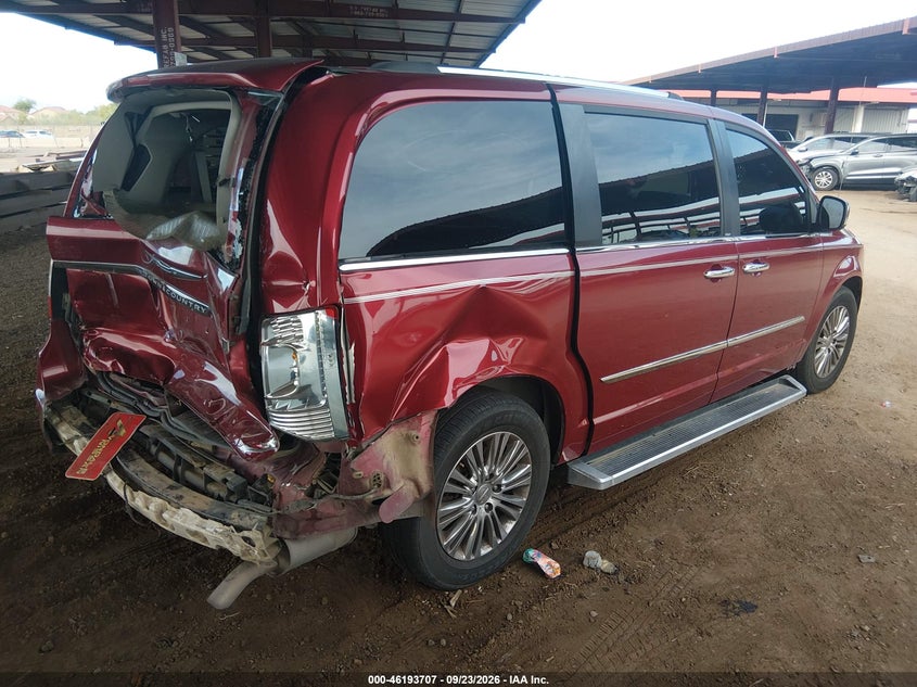 Vin: 2a4rr6dg9br609114, lot: 46693590, chrysler town & country limited 20114