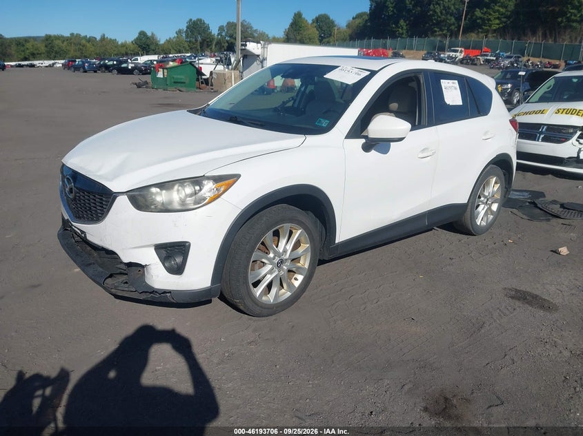 2014 Mazda Cx-5 Gt, Перёд и зад, IAAI, VIN JM3KE4DY7E0366957 — фото 2