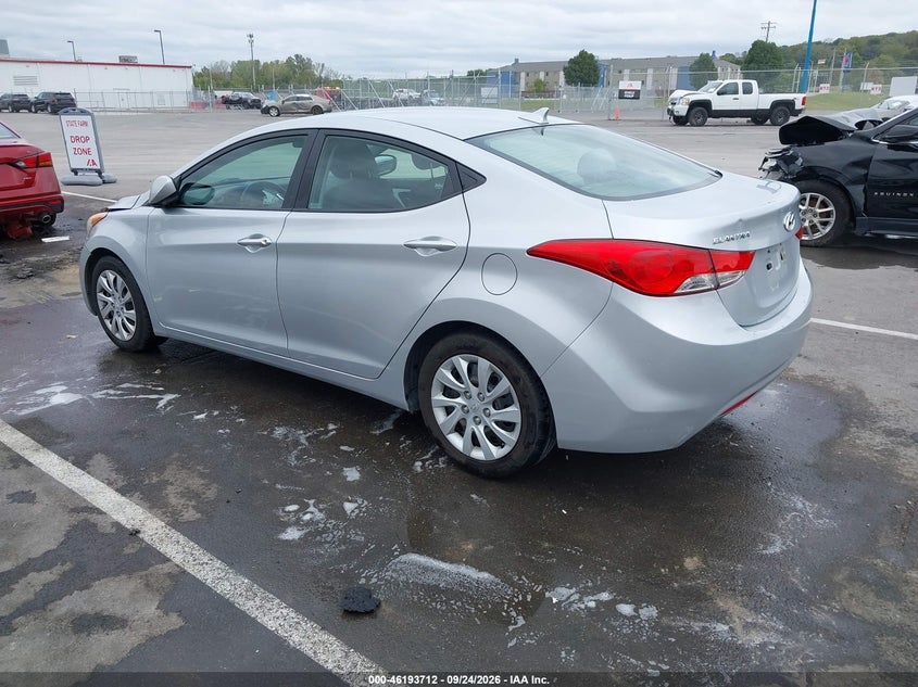 Vin: 5npdh4ae8ch140610, lot: 46693595, hyundai elantra gls 20123