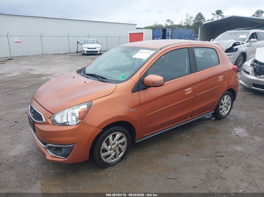 Vin: ml32a4hj2hh011396, lot: 46693603, mitsubishi mirage se 20172