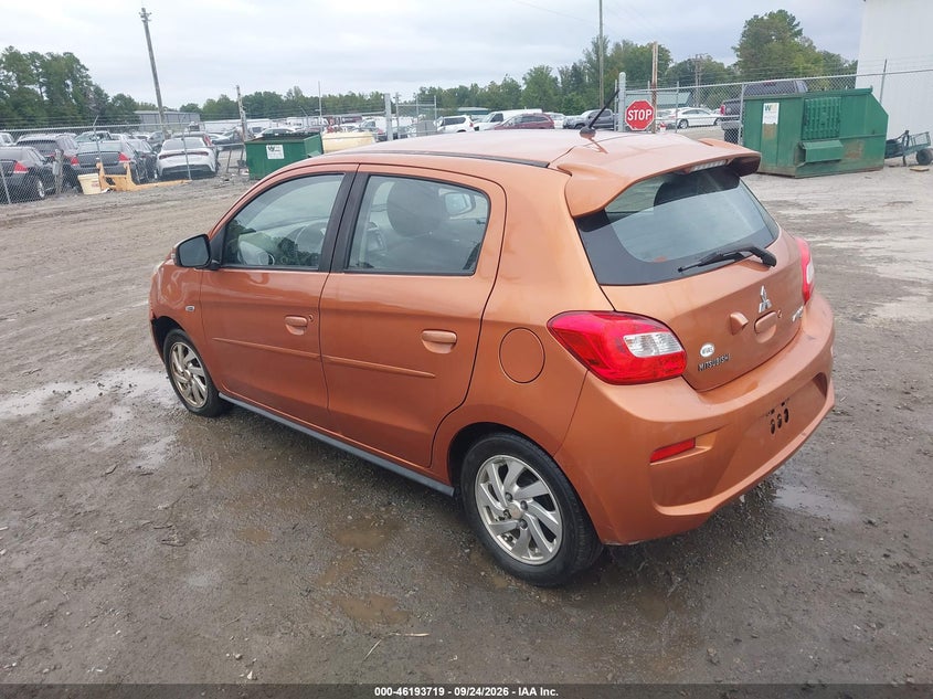 Vin: ml32a4hj2hh011396, lot: 46693603, mitsubishi mirage se 20173