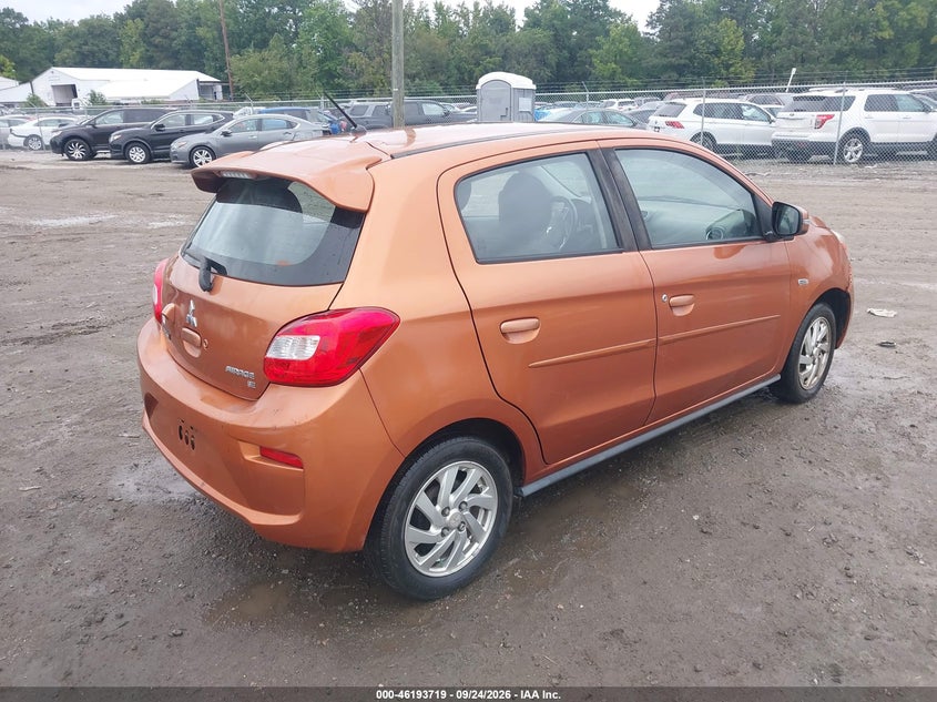 Vin: ml32a4hj2hh011396, lot: 46693603, mitsubishi mirage se 20174