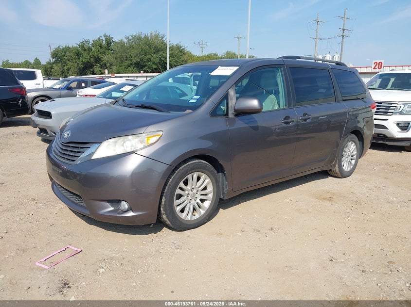 Vin: 5tdyk3dc1bs108260, lot: 46693645, toyota sienna xle v6 20112