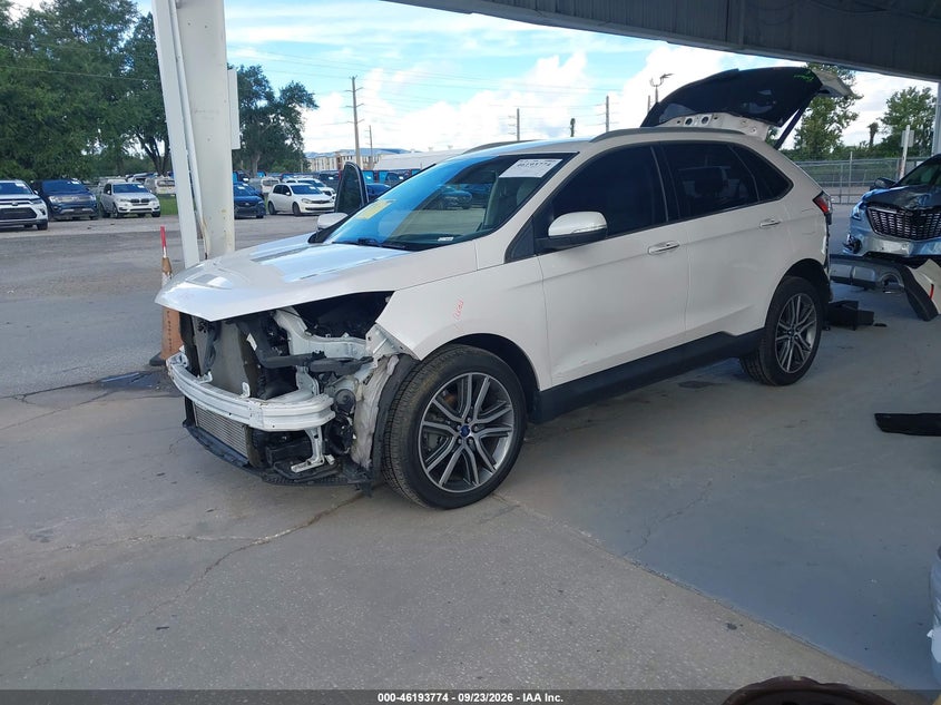 Vin: 2fmpk3k91kbb67289, lot: 46693658, ford edge titanium 20192