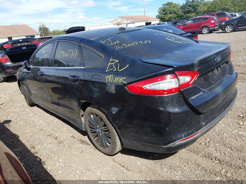Vin: 3fa6p0lu8dr196771, lot: 46693659, ford fusion hybrid se 20133