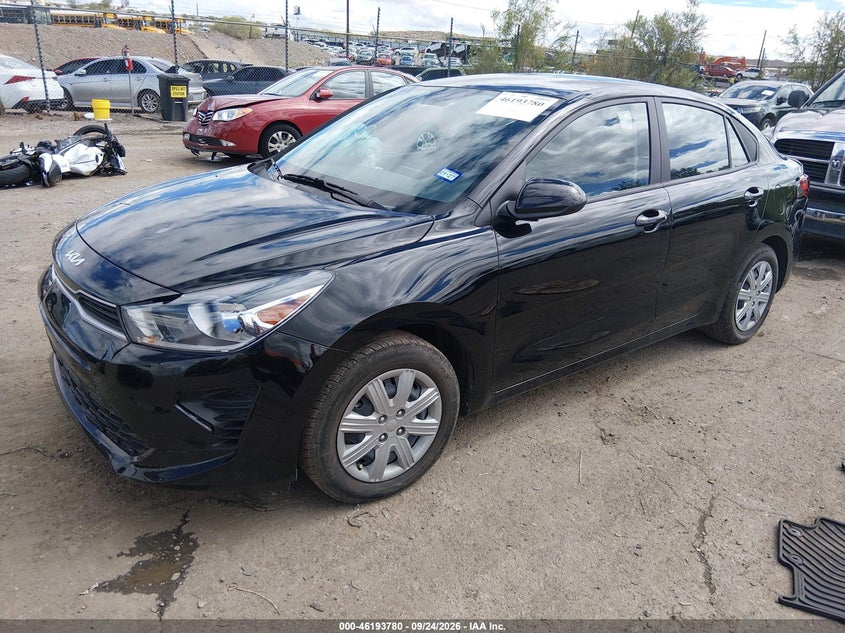 Vin: 3kpa24ad7pe546285, lot: 46693664, kia rio s 20232