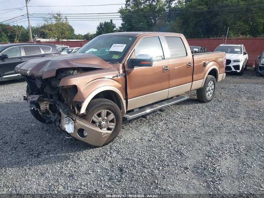 Vin: 1ftfw1ef9bfa76229, lot: 46693677, ford f-150 lariat 20112