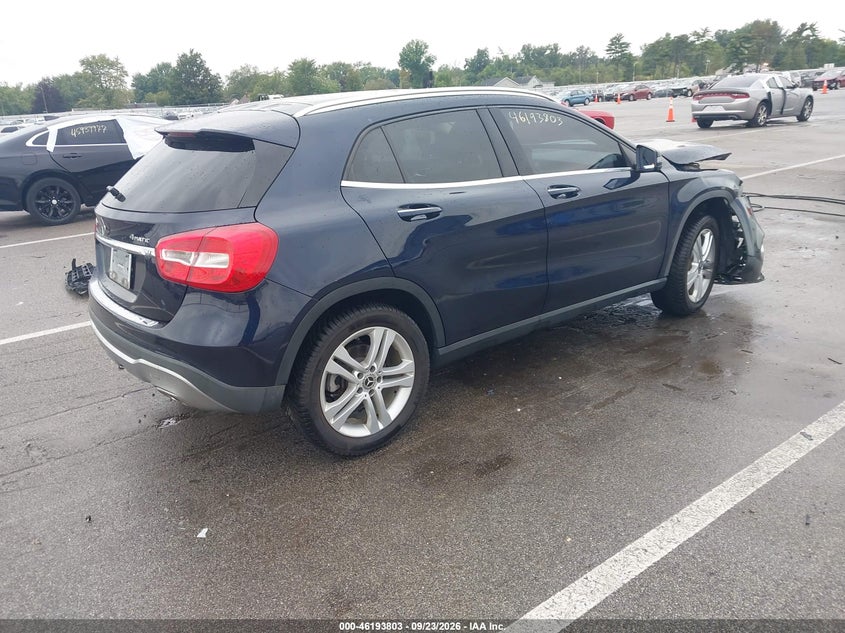 Vin: wdctg4gb0jj471868, lot: 46693687, mercedes-benz gla 250 4matic 20184