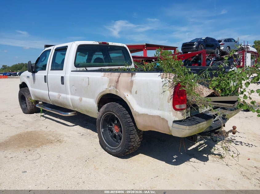 FORD F-250 2005 VIN 1FTSW21595EC00107