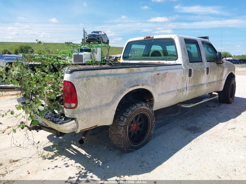 FORD F-250 2005 VIN 1FTSW21595EC00107
