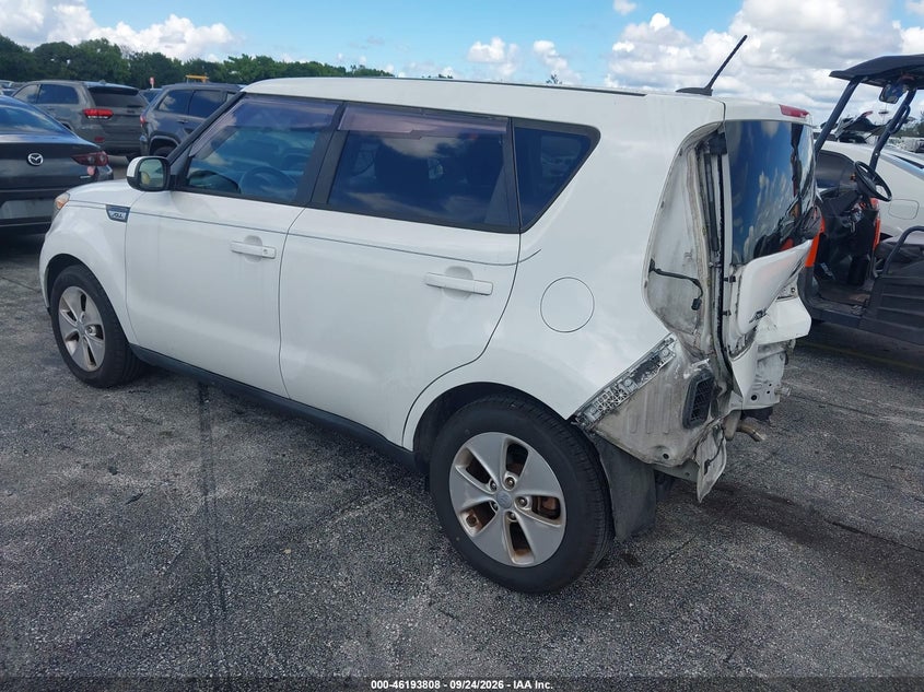 Vin: kndjn2a24g7262039, lot: 46693691, kia soul 20163