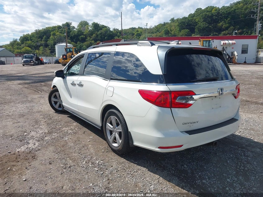 Vin: 5fnrl6h52kb115415, lot: 46693699, honda odyssey ex 20193