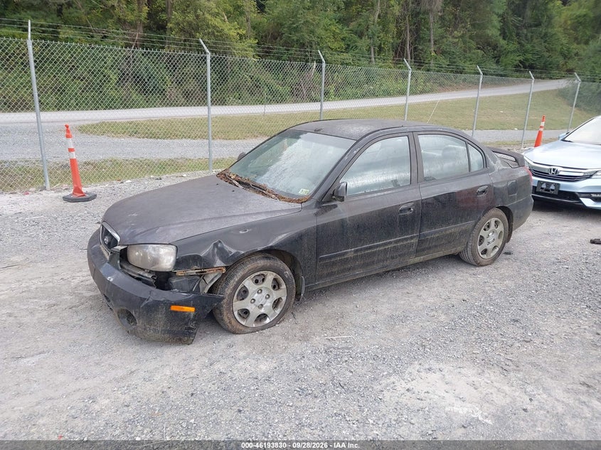 2003 Hyundai Elantra Gls/Gt, Normal Wear & Tear, IAAI, VIN KMHDN45DX3U481390 — photo 2