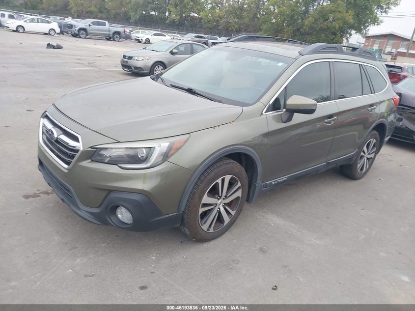 Vin: 4s4bsanc2j3380580, lot: 46693721, subaru outback 2.5i limited 20182
