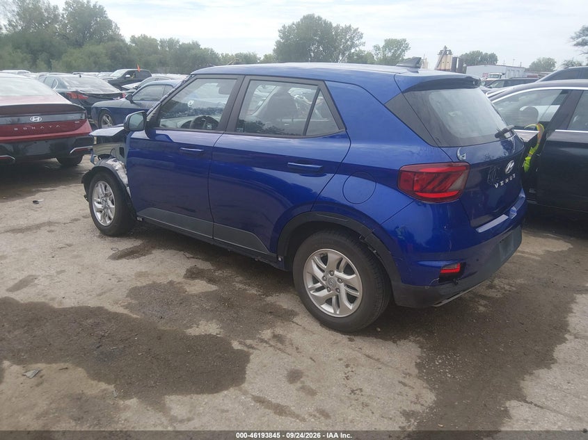 Vin: kmhrb8a32mu065757, lot: 46693729, hyundai venue se 20213
