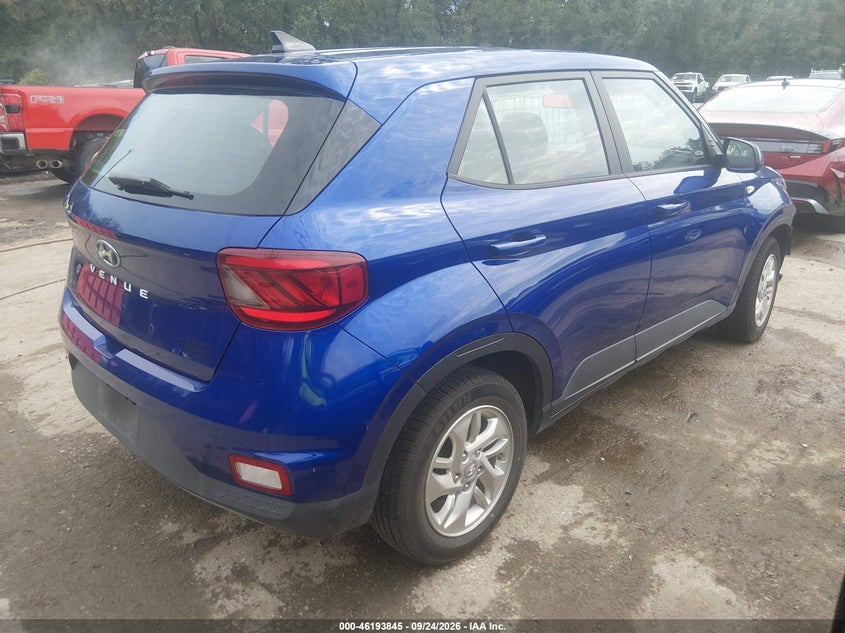 Vin: kmhrb8a32mu065757, lot: 46693729, hyundai venue se 20214