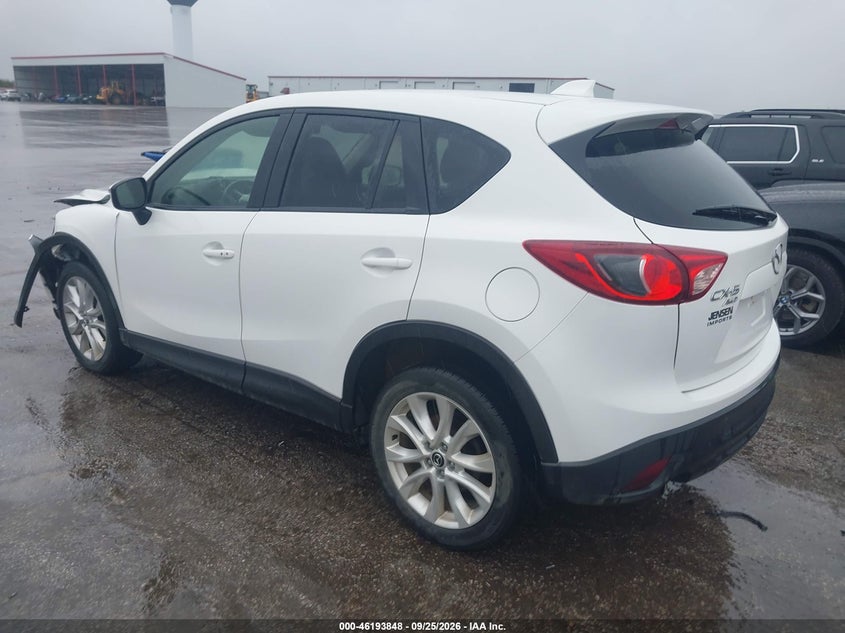 Vin: jm3ke4dy6f0466002, lot: 46693732, mazda cx-5 grand touring 20153
