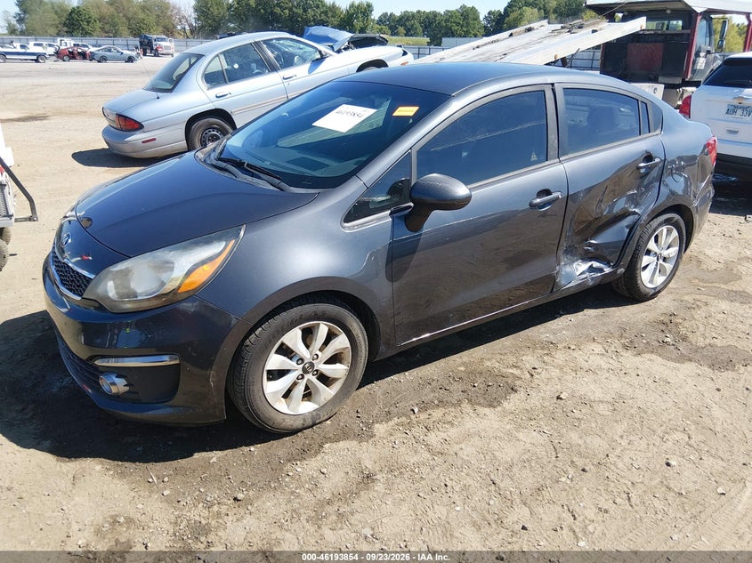 Vin: knadn4a33g6665904, lot: 46693738, kia rio ex 20162
