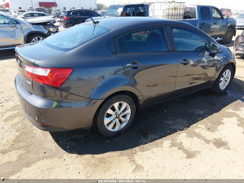 Vin: knadn4a33g6665904, lot: 46693738, kia rio ex 20164