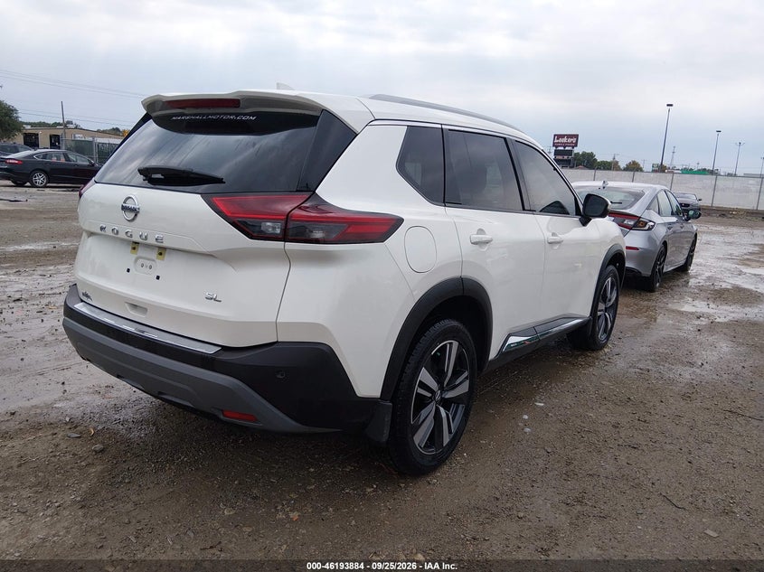 Vin: jn8at3ca1mw029144, lot: 46693768, nissan rogue sl fwd 20214
