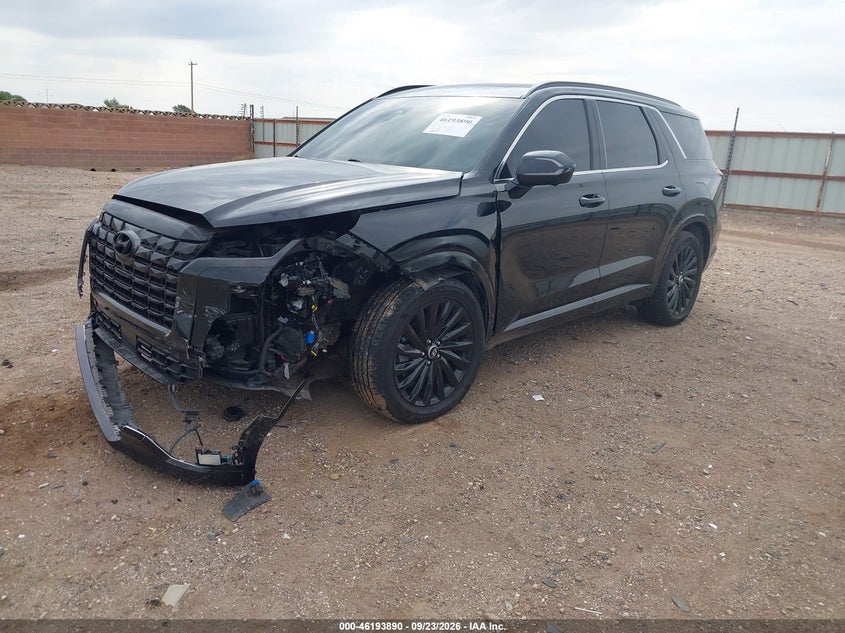 Vin: km8r7dge2ru689729, lot: 46693774, hyundai palisade calligraphy night edition 20242