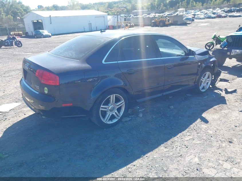 AUDI A4 2008 VIN WAUDF78E68A093649