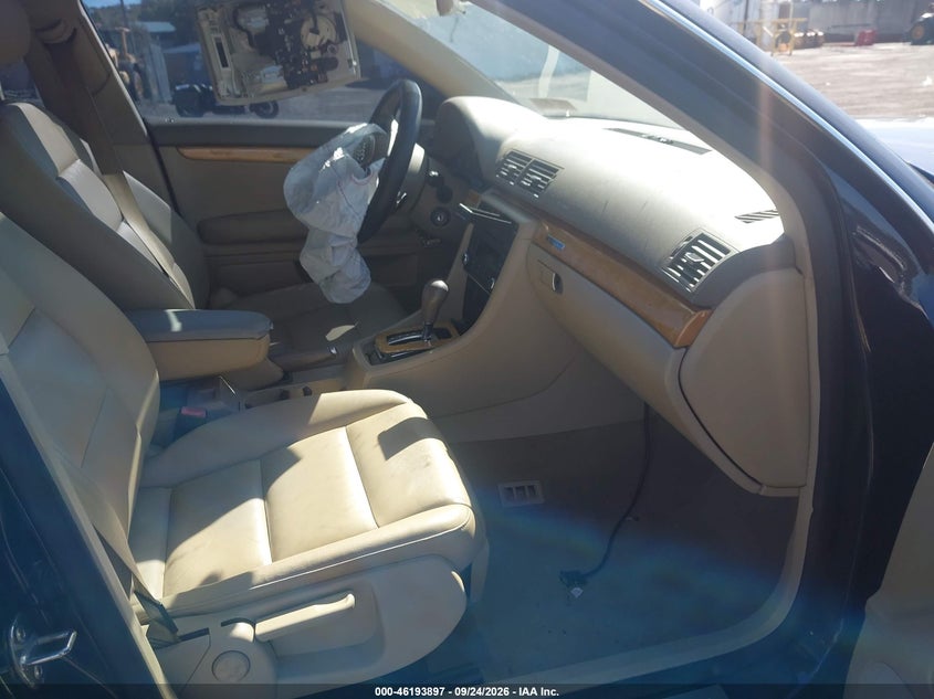 AUDI A4 2008 VIN WAUDF78E68A093649