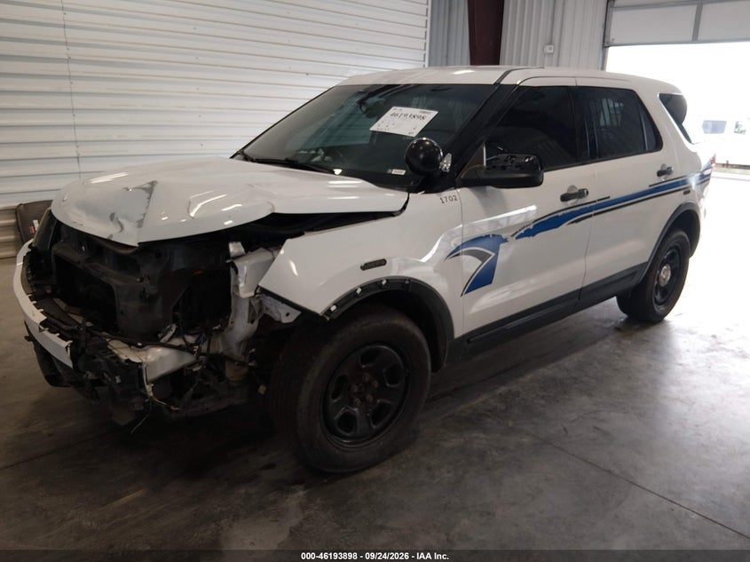 Vin: 1fm5k8ar2hgc24980, lot: 46693781, ford utility police interceptor 20172