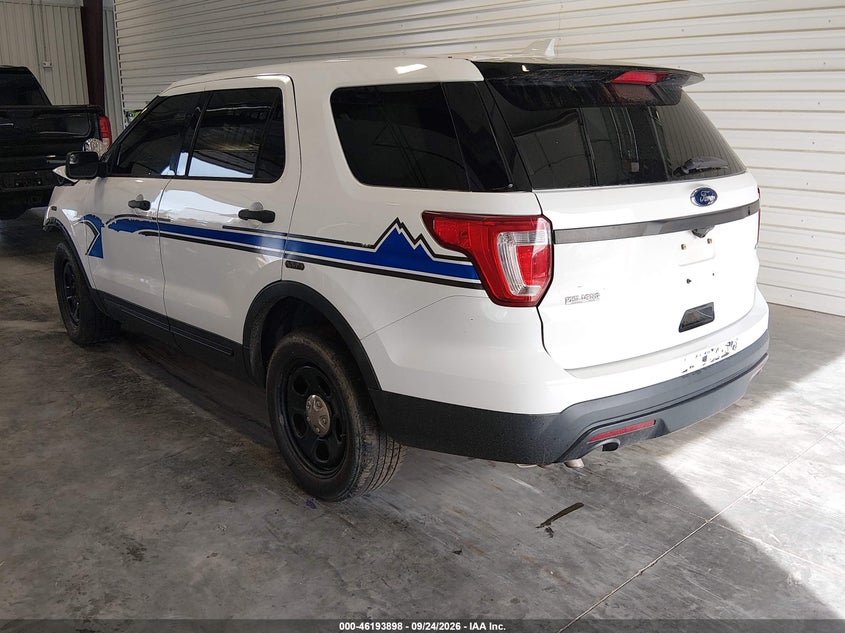 Vin: 1fm5k8ar2hgc24980, lot: 46693781, ford utility police interceptor 20173