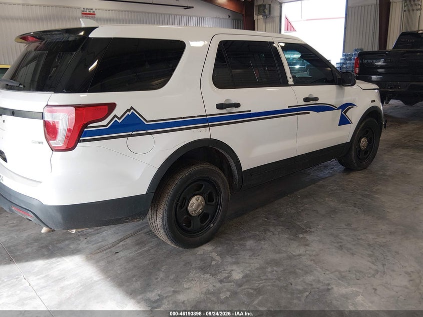 Vin: 1fm5k8ar2hgc24980, lot: 46693781, ford utility police interceptor 20174