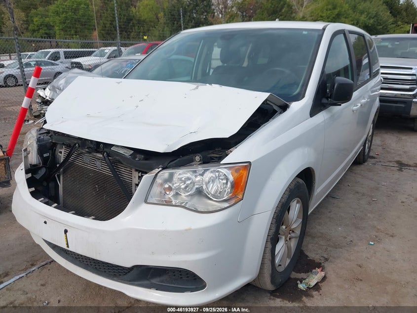 Vin: 2c4rdgbg2jr304081, lot: 46693811, dodge grand caravan se 20182