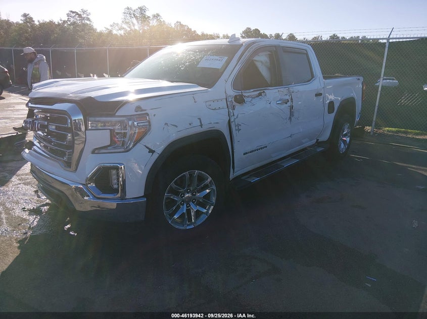 Vin: 3gtu9det6lg292982, lot: 46693826, gmc sierra 1500 4wd  short box slt 20202
