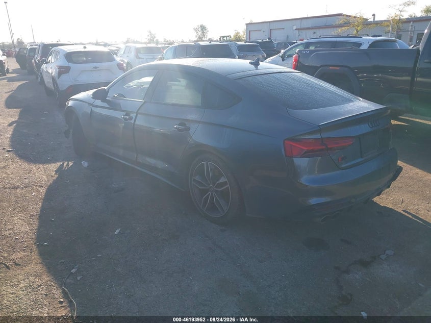 Vin: waub4cf54ma048664, lot: 46693836, audi s5 sportback prestige tfsi quattro tiptronic 20213