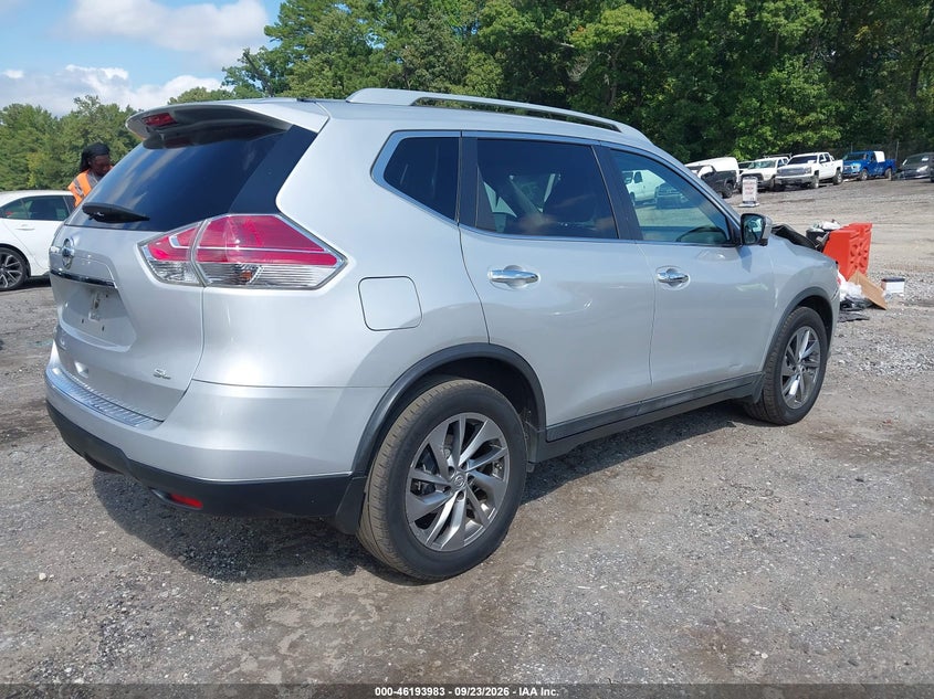 Vin: 5n1at2mt1fc881564, lot: 46693867, nissan rogue sl 20154