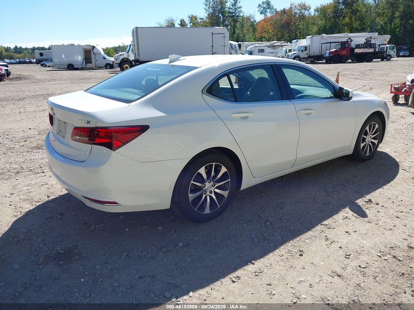 Vin: 19uub1f3xha003109, lot: 46693873, acura tlx 20174