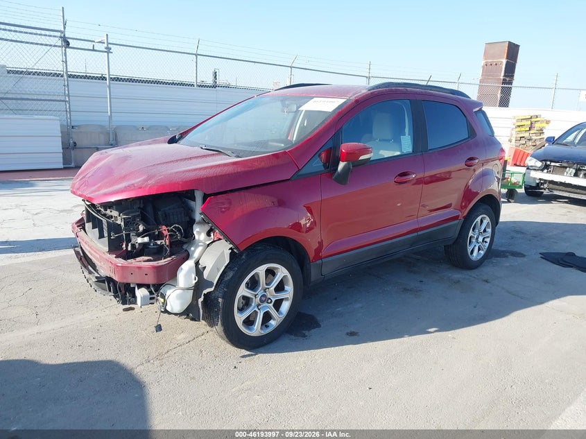 Vin: maj3s2ge3kc270285, lot: 46693881, ford ecosport se 20192