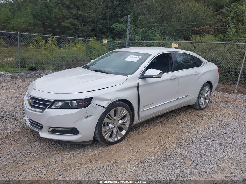 Vin: 2g1145s36g9117930, lot: 46693885, chevrolet impala ltz 20162