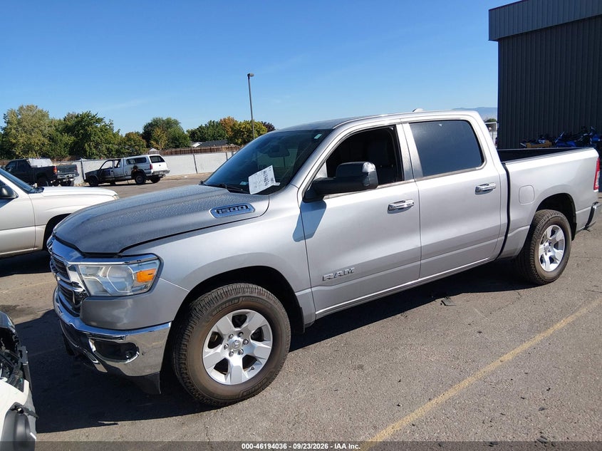 Vin: 1c6rrffg1ln333987, lot: 46693921, ram 1500 big horn  4x4 5'7 box 20202