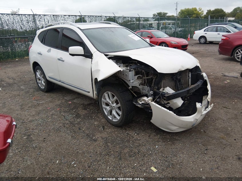 Vin: jn8as5mv3dw609060, lot: 46693932, nissan rogue sv w/sl pkg 20131