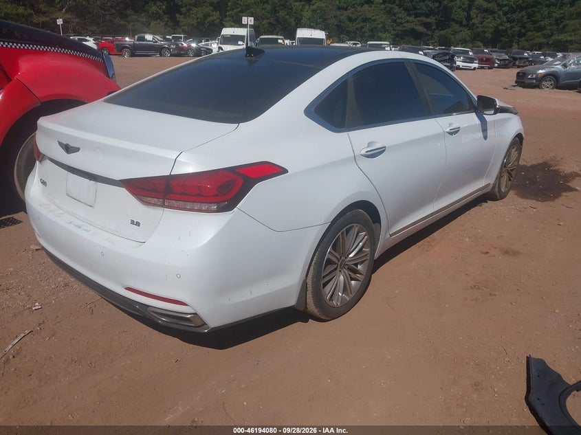 Vin: kmhgn4je5ju225070, lot: 46693964, genesis g80 3.8 20184
