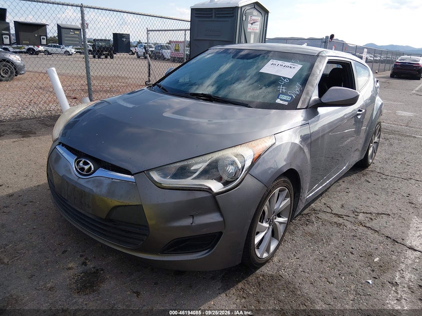 Vin: kmhtc6adxgu275589, lot: 46693969, hyundai veloster 20162