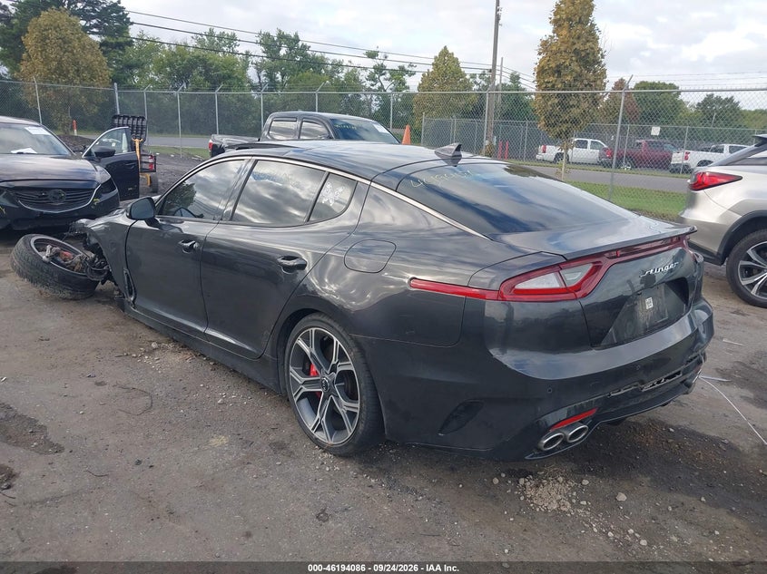 Vin: knae45lc1m6098078, lot: 46693970, kia stinger gt1 20213