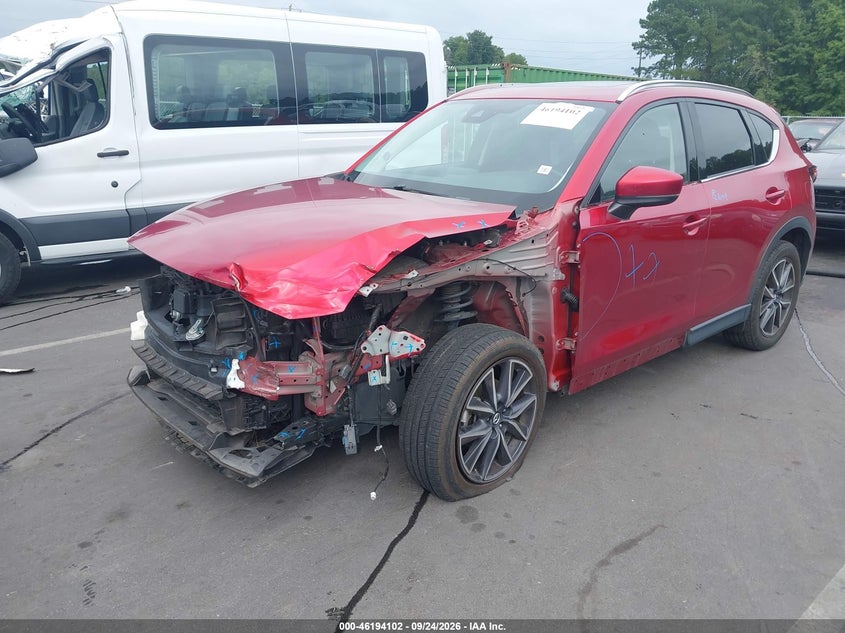 Vin: jm3kfadm9j1475417, lot: 46693986, mazda cx-5 grand touring 20182