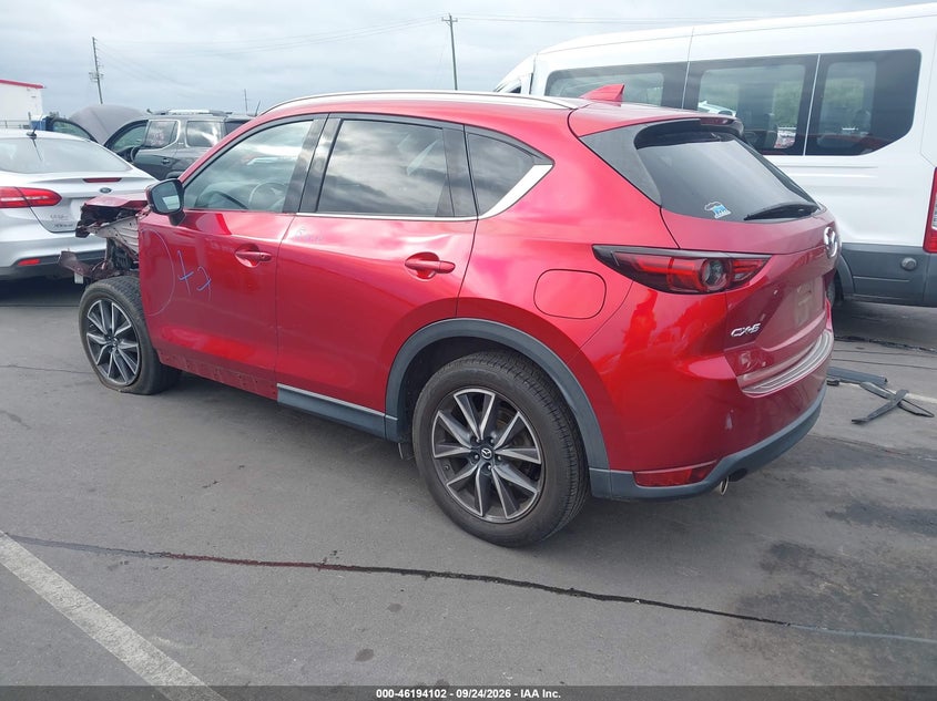 Vin: jm3kfadm9j1475417, lot: 46693986, mazda cx-5 grand touring 20183