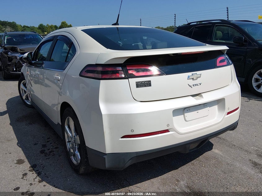 Vin: 1g1rd6e45du136335, lot: 46693992, chevrolet volt 20133