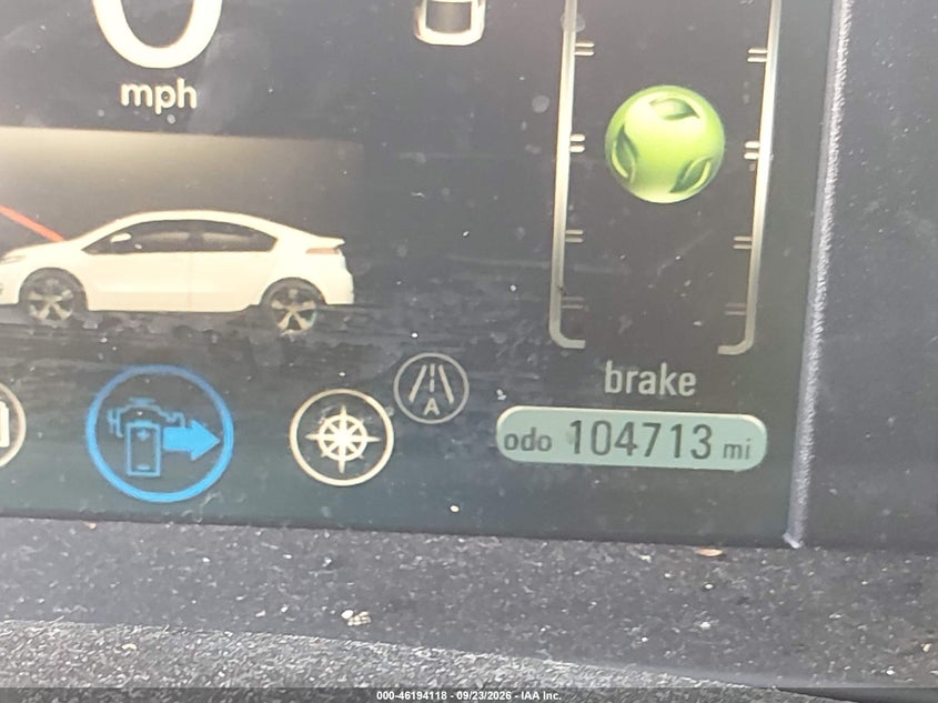 CHEVROLET VOLT 2013 VIN 1G1RB6E47DU129943
