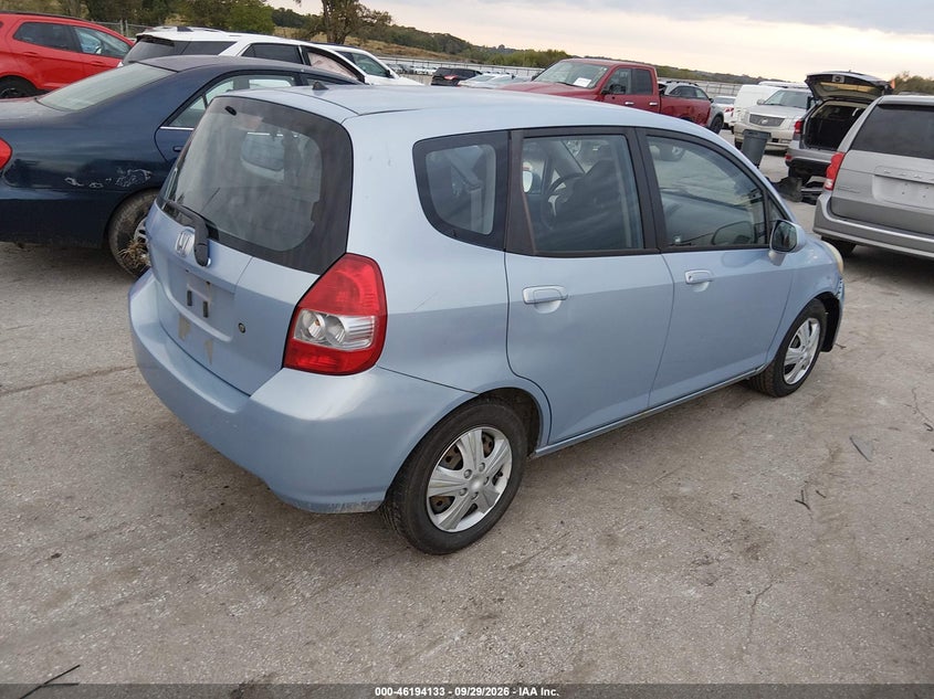 HONDA FIT 2008 VIN JHMGD384X8S019651