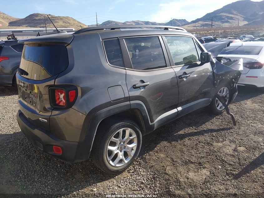 Vin: zaccjbbb0hpe41704, lot: 46694018, jeep renegade latitude 20174