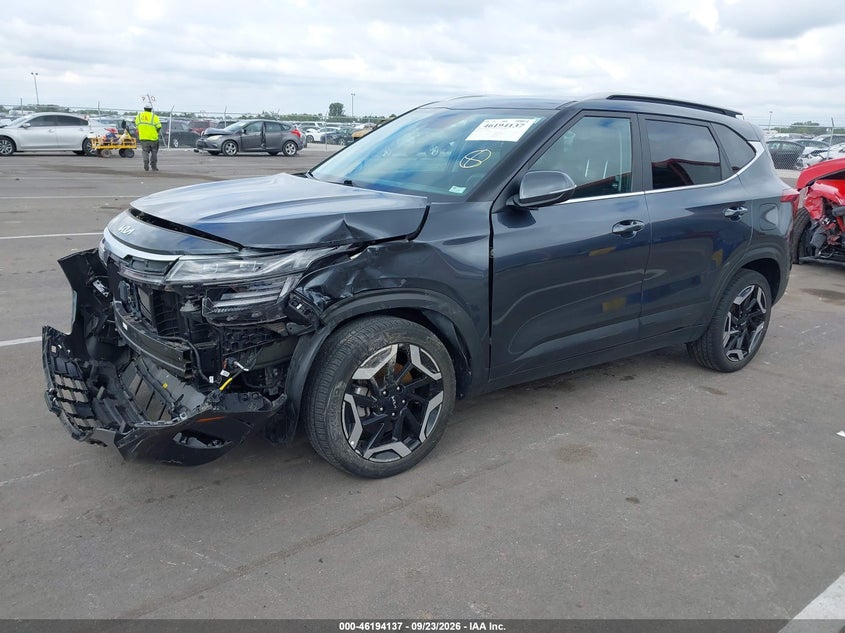 Vin: kndetca75r7509662, lot: 46694021, kia seltos sx turbo 20242